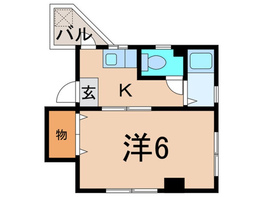 間取図 ハイツ多鶴