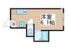 パークサイドテラス 1Rの間取り