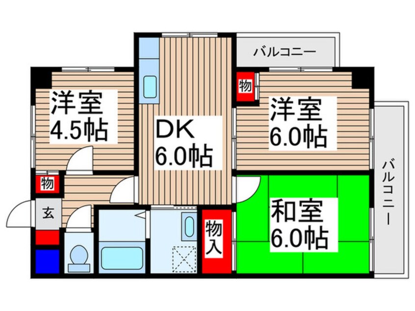 間取図 市川第七ビル