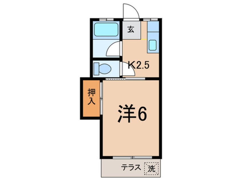 間取図 コ－ポ佐々木