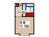 鴻巣駅前ビル 1Kの間取り