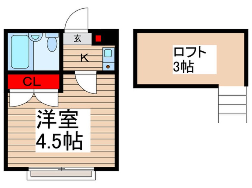 間取図 スカイピア高砂２Ｃ