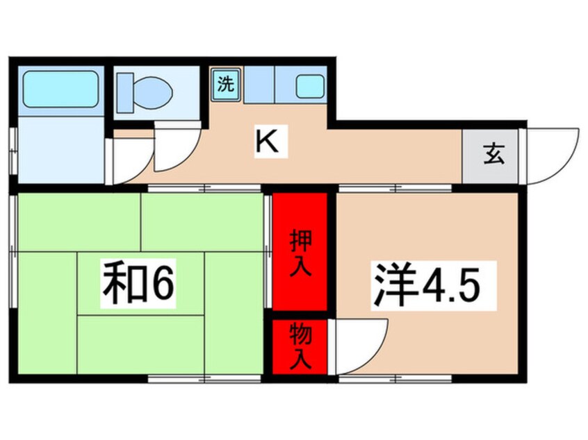 間取図 東方ハイツ