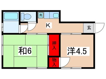 間取図 東方ハイツ