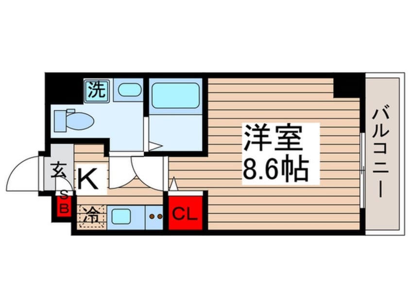 間取図 メイクスアート五反野