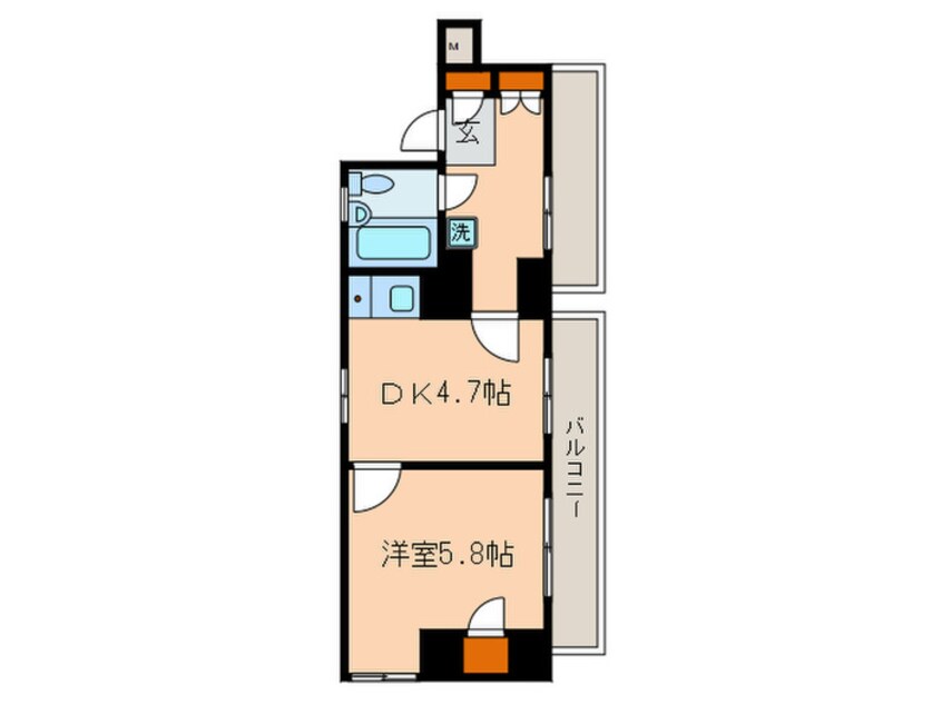 間取図 ビクセルお茶の水(802)