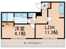 GRAN PASEO　文京小日向 1LDKの間取り