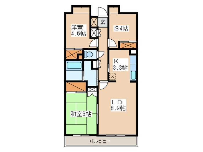間取り図 グランドゥール厚木