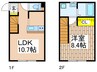 フォルストヴィラ鵠沼 1LDKの間取り