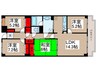 ﾗｲｵﾝｽﾞﾏﾝｼｮﾝ京成大久保第2(602) 4LDKの間取り