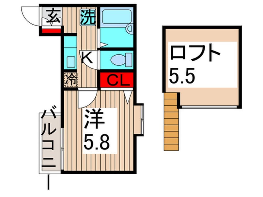 間取図 ブリリアントハイム