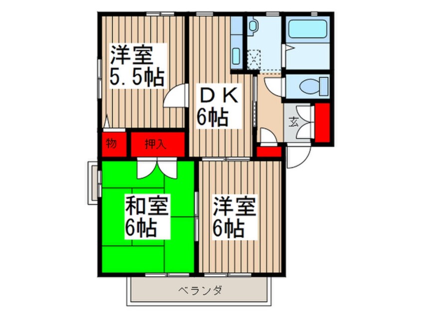 間取図 クインハイツⅢ