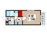 サンコート江戸川台 1Kの間取り