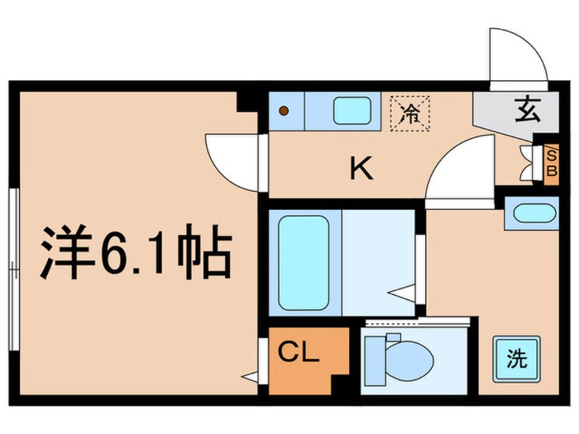 間取図 東金町モコプル