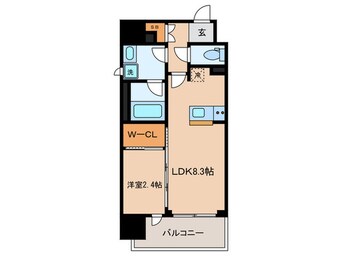 間取図 デュオフラッツ飯田橋ＥＡＳＴ