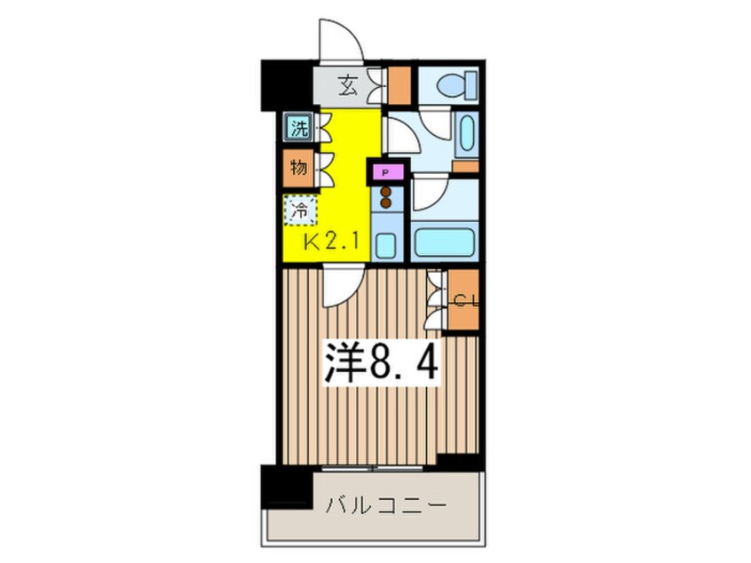 間取図 パークアクシス日本橋ステージ