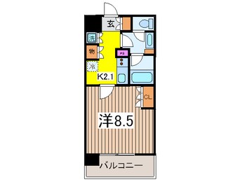 間取図 パークアクシス日本橋ステージ