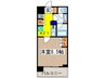 パークアクシス日本橋ステージ 1Kの間取り