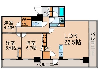 間取図 リエトコ－トアルクスタワ－