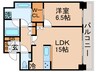 リエトコ－トアルクスタワ－ 1LDKの間取り