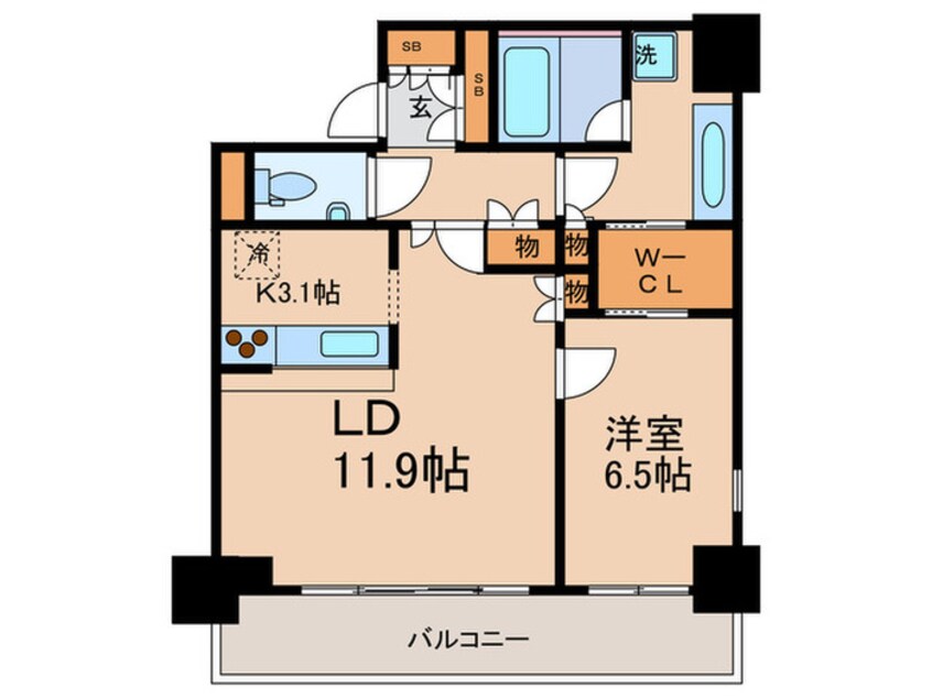 間取図 リエトコ－トアルクスタワ－