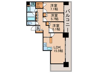 間取図 リエトコ－トアルクスタワ－