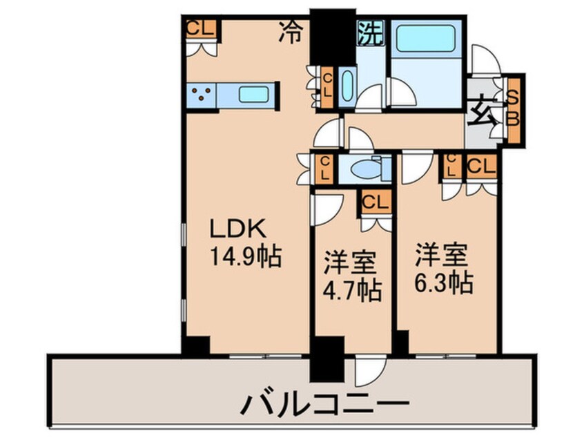 間取図 リエトコ－トアルクスタワ－