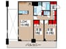 リエトコ－トアルクスタワ－ 2LDKの間取り