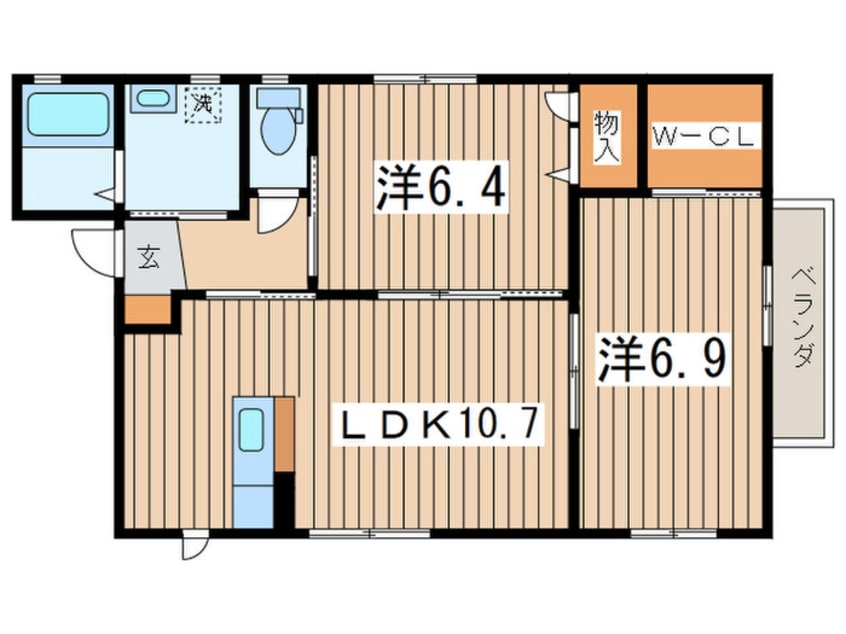 間取図 ラ・フォンテ