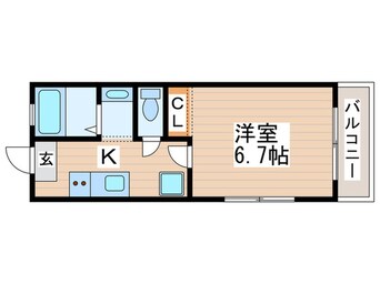 間取図 サン・ビクトワ－ル萩山