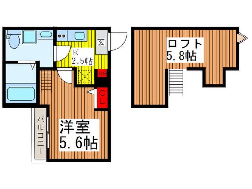 間取図 ensoleille