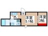 SORA西新井 2Kの間取り