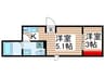 SORA西新井 2Kの間取り