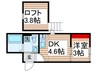 SORA西新井 1DKの間取り