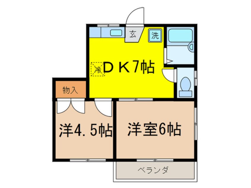 間取図 パークサイドハイツ