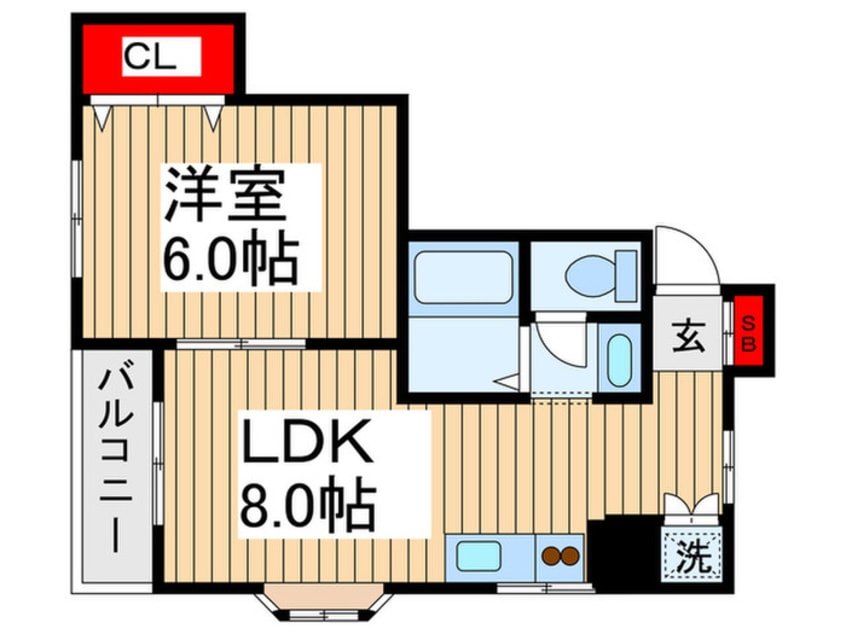 間取図 パ－ルハイツ