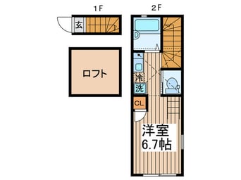 間取図 バーミープレイス新小岩
