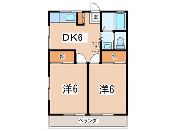 間取図 たつみハイツⅠ