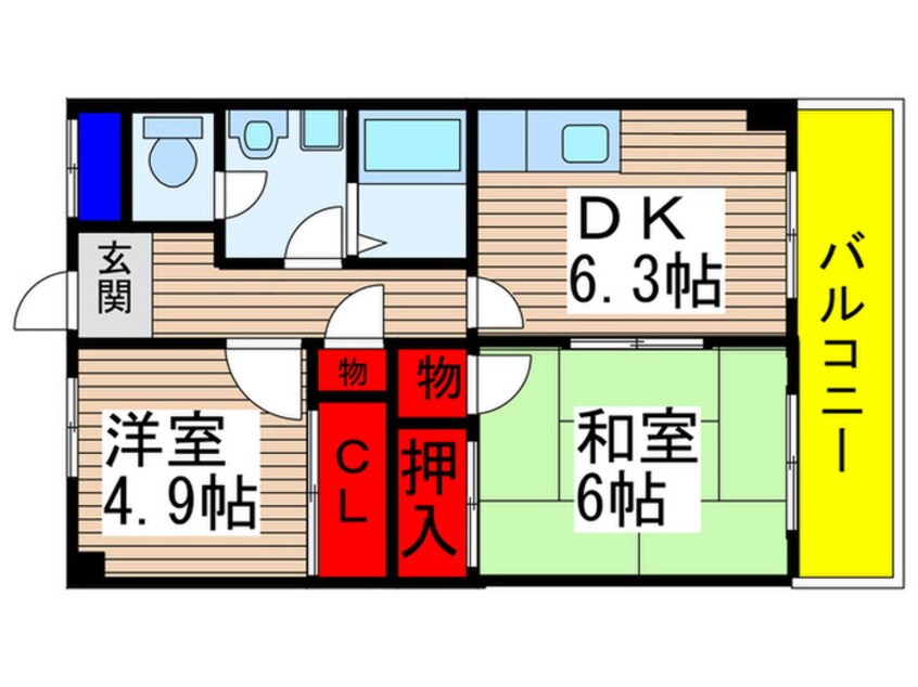 間取図 メゾン幕張