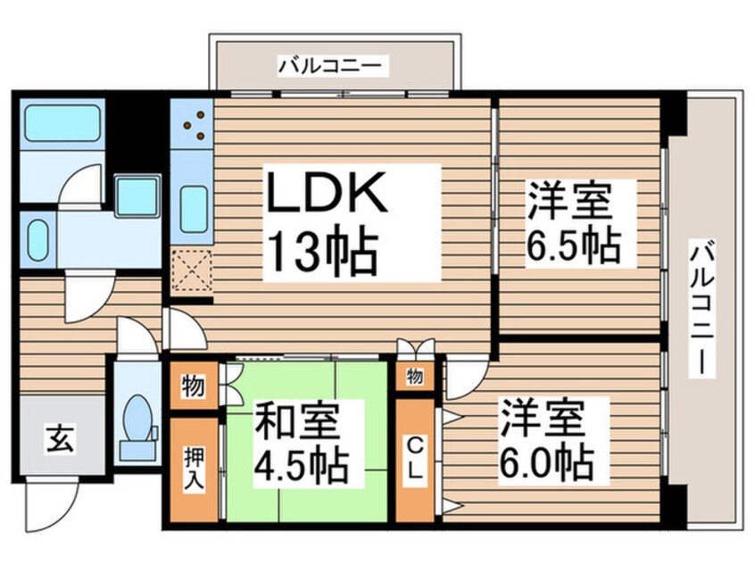 間取図 宇喜田住宅（1116）