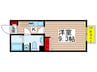 アム－ル　リ－ヴェロ 1Kの間取り