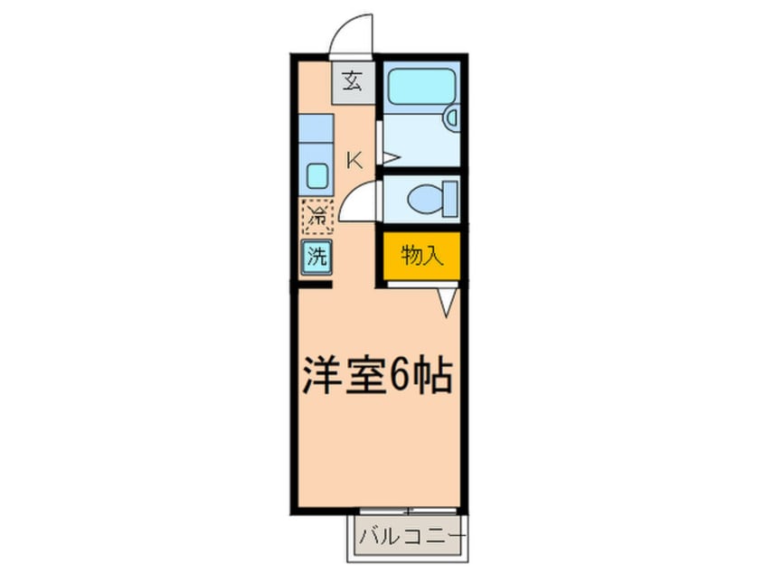 間取図 ハイツダブル