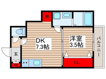 間取図 AJ南柏First