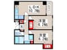 Ｓ．Ｅ．ＳＱＵＡＲＥ 2LDKの間取り