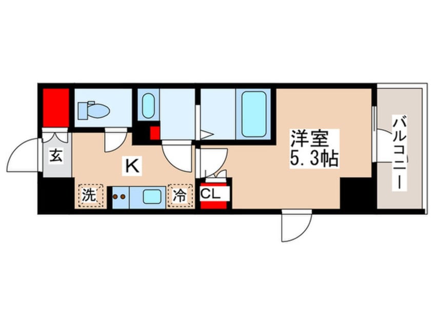 間取図 Grado久米川