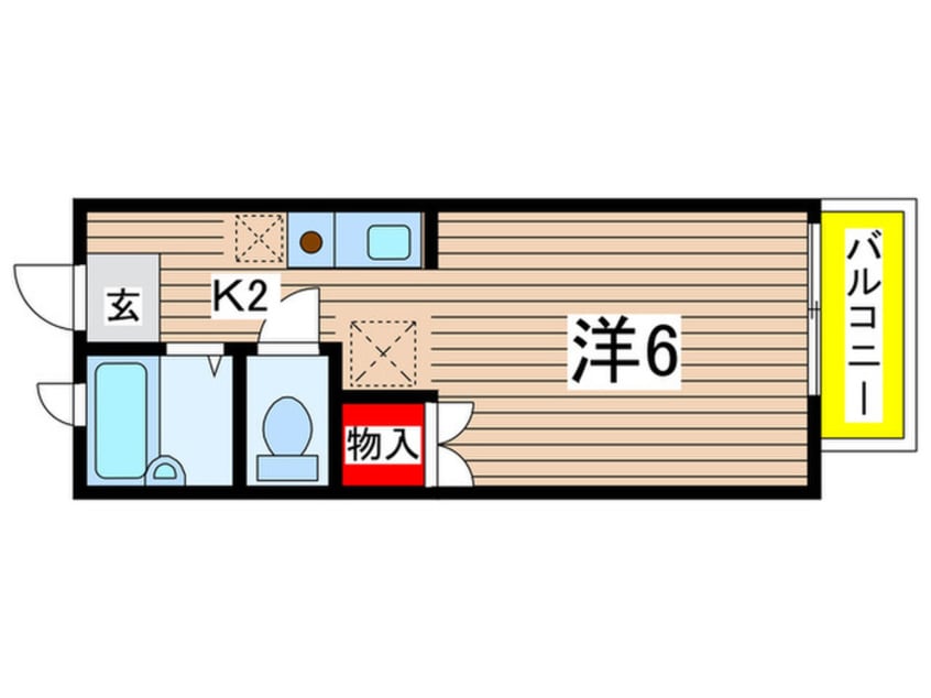 間取図 アイビーコート