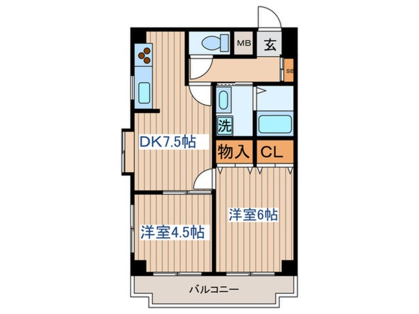 間取図 リブラックス・タカ