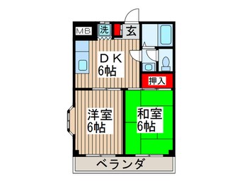 間取図 メゾン南浦和