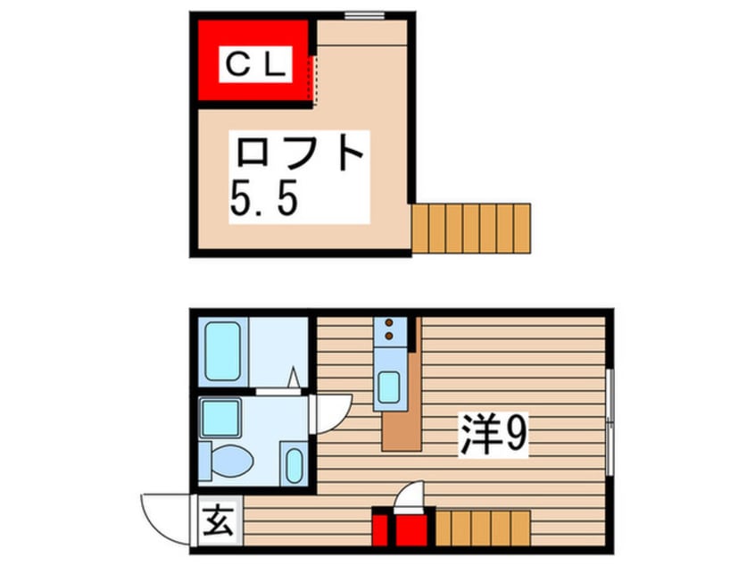 間取図 プリマ麗賓館