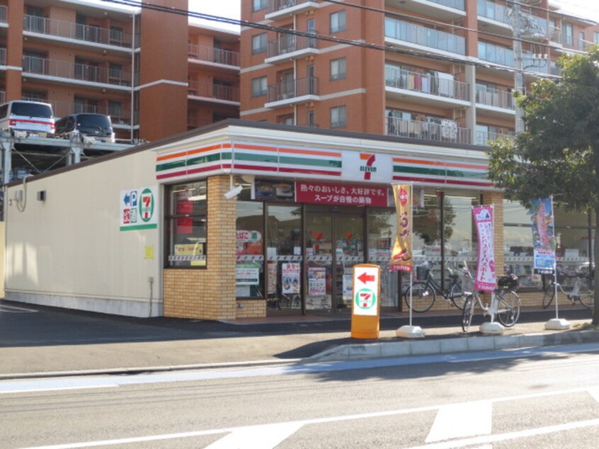 セブンイレブン(コンビニ)まで489m コ－ポ飯高Ｂ